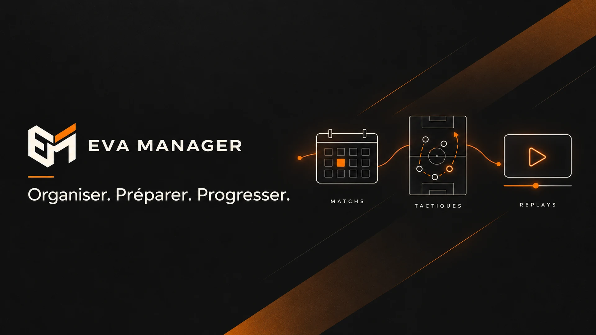 Organiser, Préparer, Progresser — identité Eva Manager fournie